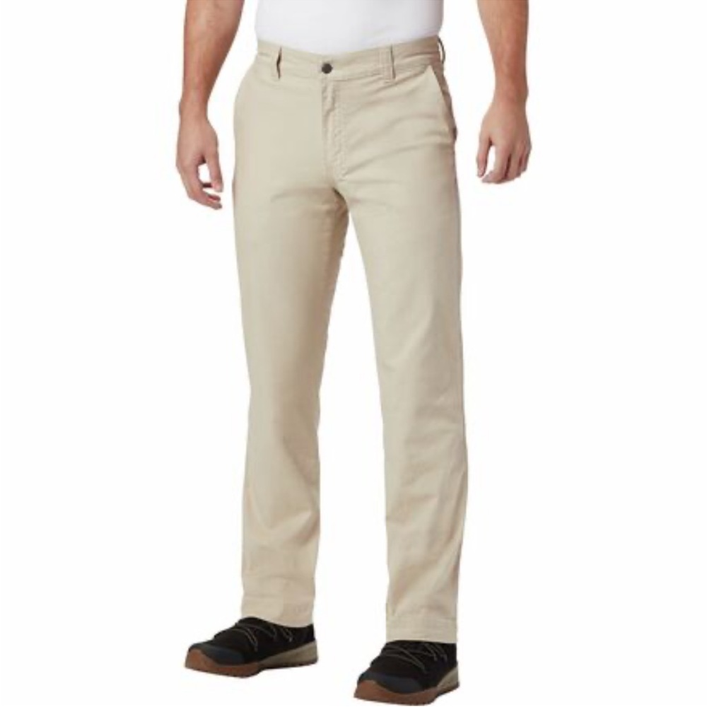 Columbia Mens Khaki Casual Comfort Stretch Outdoor Utility Cargo Pants - Picture 1 of 8